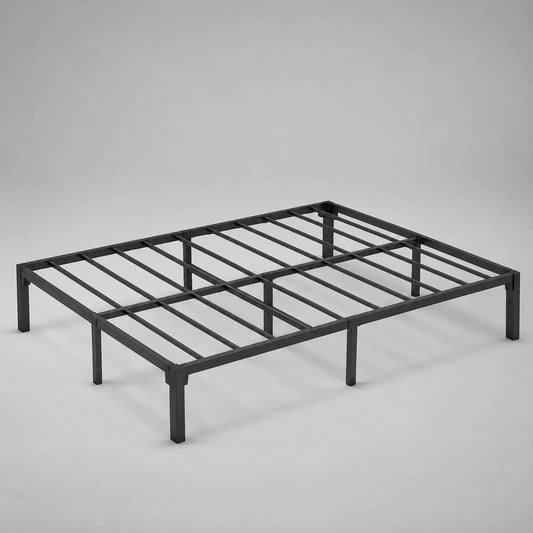Metallbettgestell 200x160 cm Stahl schwarz
