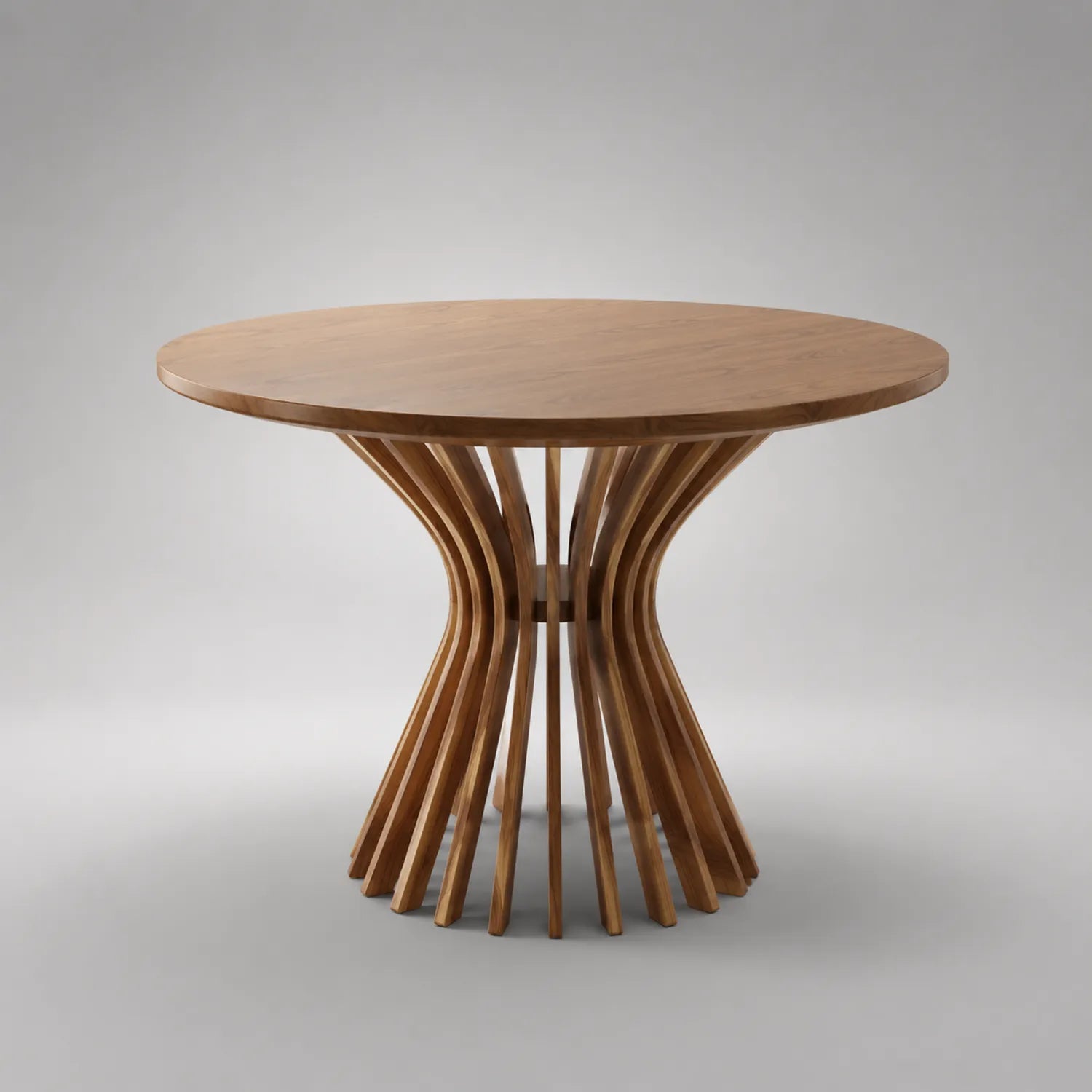 Runder Tisch aus Walnussholz Ø120 cm