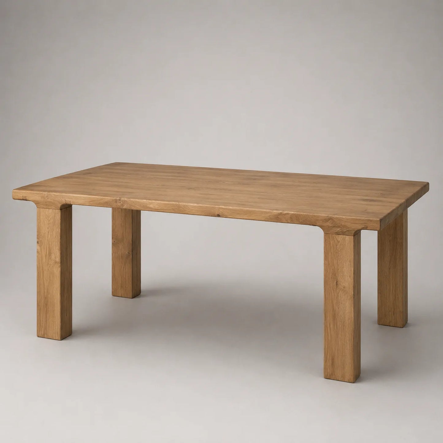 Esstisch Eichenholz Natur 200x100x75 cm